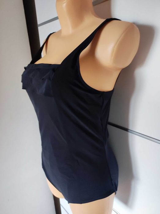 Marks&Spencer czarny strój jednoczęściowy r 48 plus size