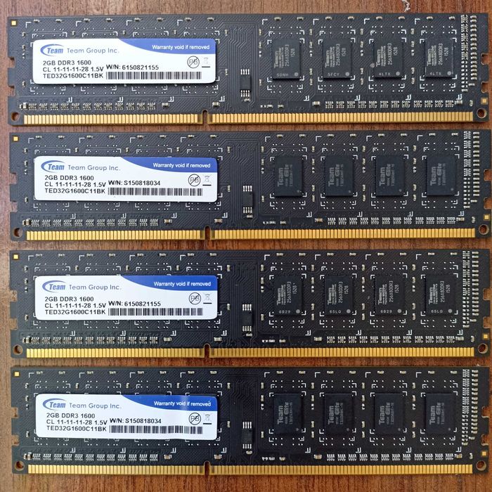 Оперативная память Team Group DDR3 2Gb/1600