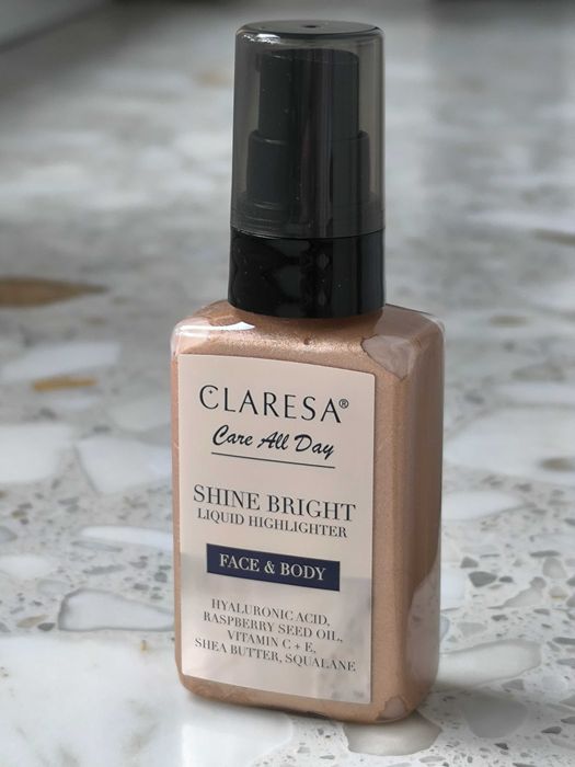 CLARESA Care All Day rozświetlacz w płynie do twarzy, ciała 50 ml nowe