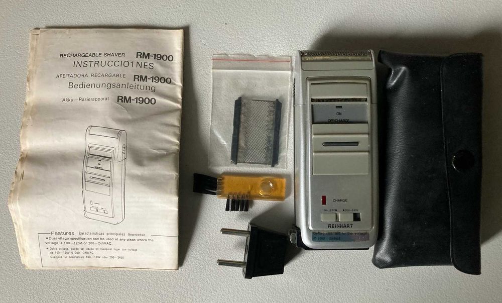Máquina de Barbear (Shaver) Antiga, Reinhart
