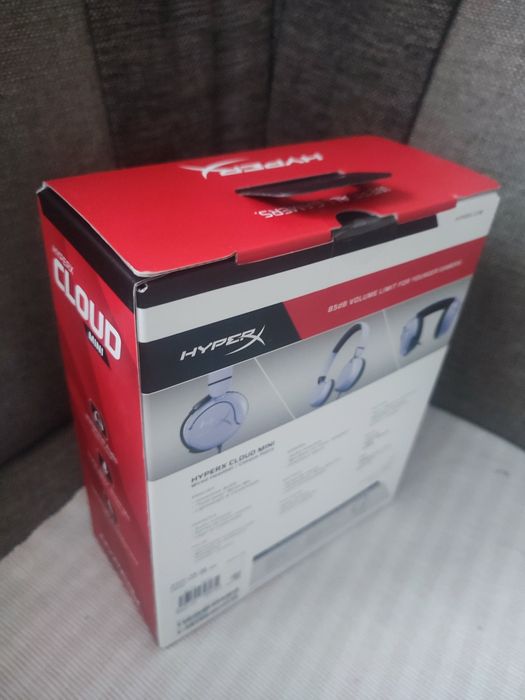 HyperX Cloud Mini przewodowy zestaw słuchawkowy do gier dla dzieci