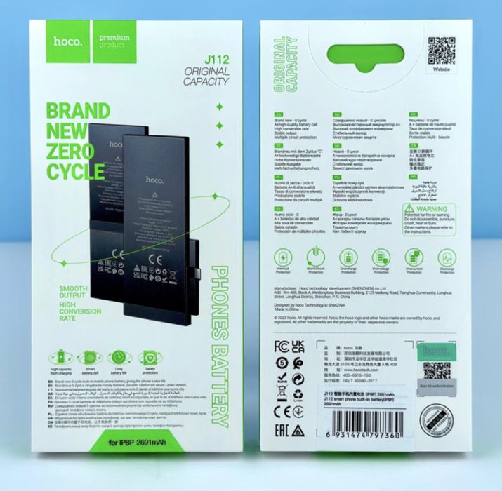 Батарея на айфон 8+ Hoco IPhone 8Plus Original 2691 mAh АКБ 8+