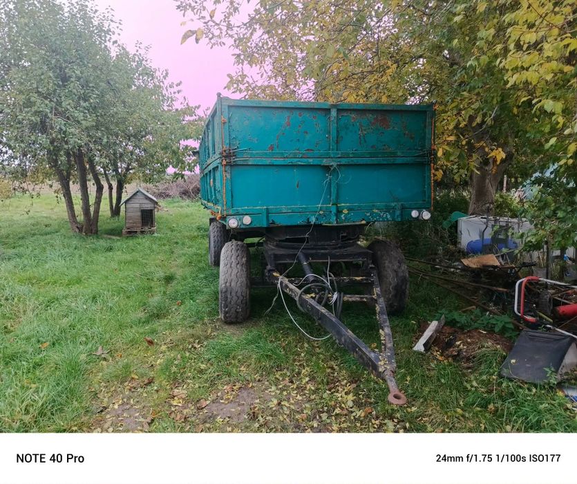 Przyczepa wywrotka d47b z dokumentami brandys