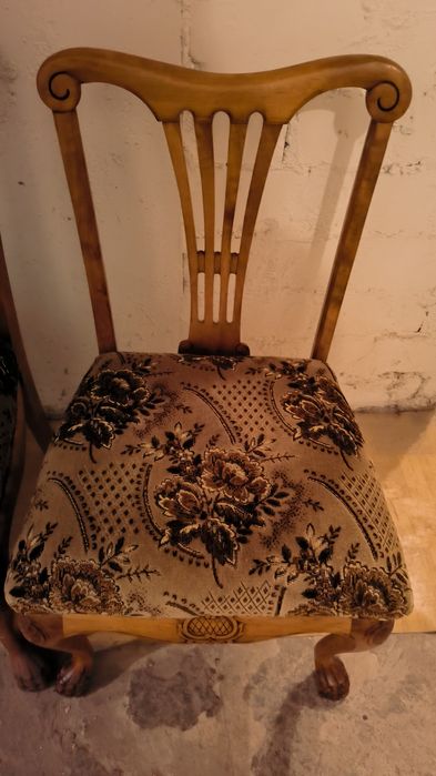 Komplet 8 krzeseł plus 2 fotele