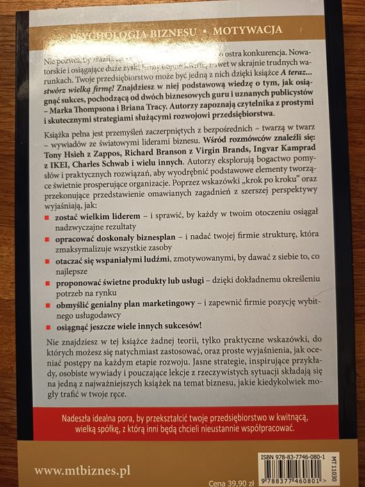 Tracy a teraz Stwórz wielką firmę