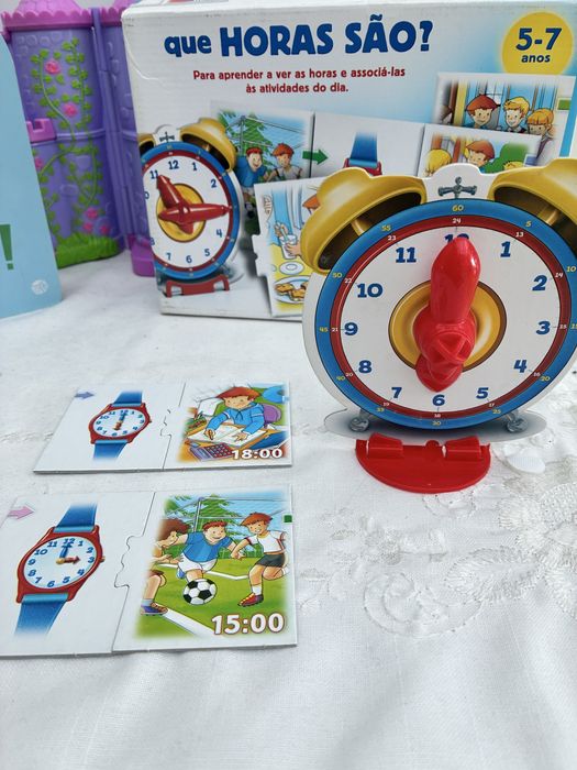 Clementoni Learning Set for Telling Time436415323691427846