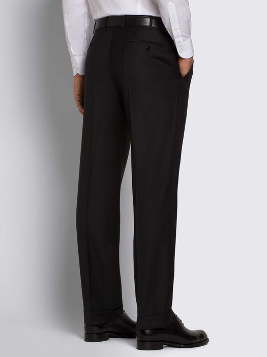 Brioni Essential black wool Tigullio trouser брюки