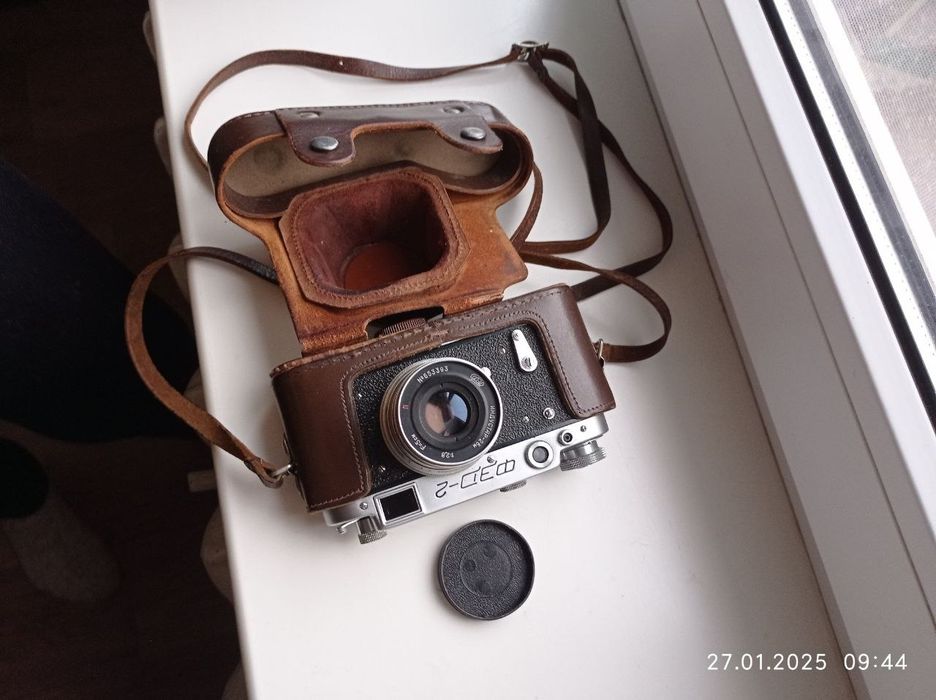 Фотоаппарат ФЄД-2 с объективом Индустар-26м 1:2.8 F=5cm