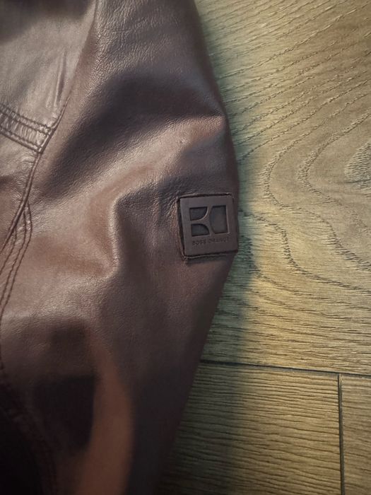 Męska kurtka skórzana hugo boss