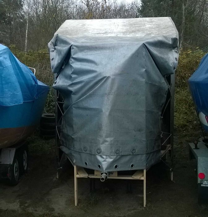 Łódź kabinowa, spacerowa, silnik Volvo i wózek. SPADEK CENY CO DZIEŃ