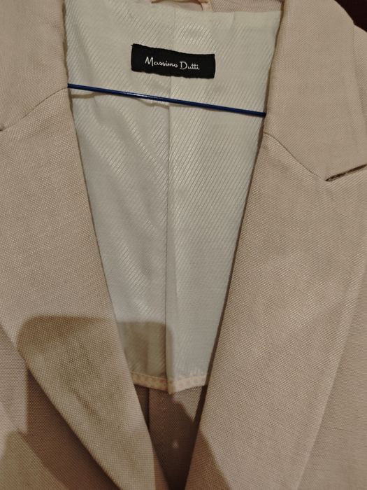 Lote 2 Blazers de Linho Premium (Massimo Dutti + Caroll) – Tam. S (Pouco Uso)