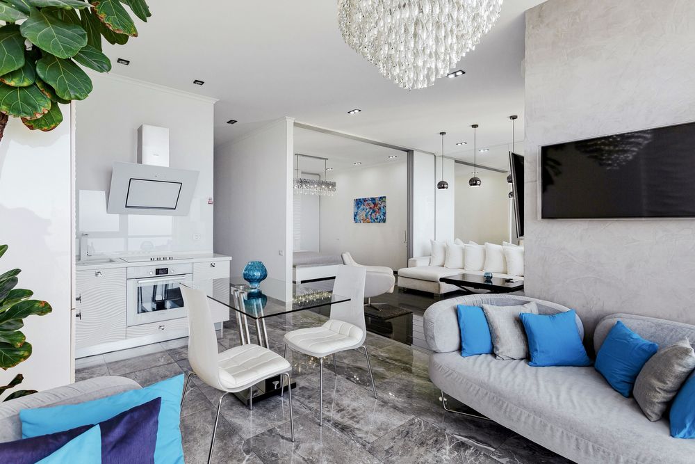 Аркадия! Стильная студия вид моря!Владелец