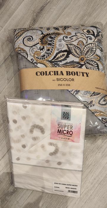 Colchas e lençol de verão