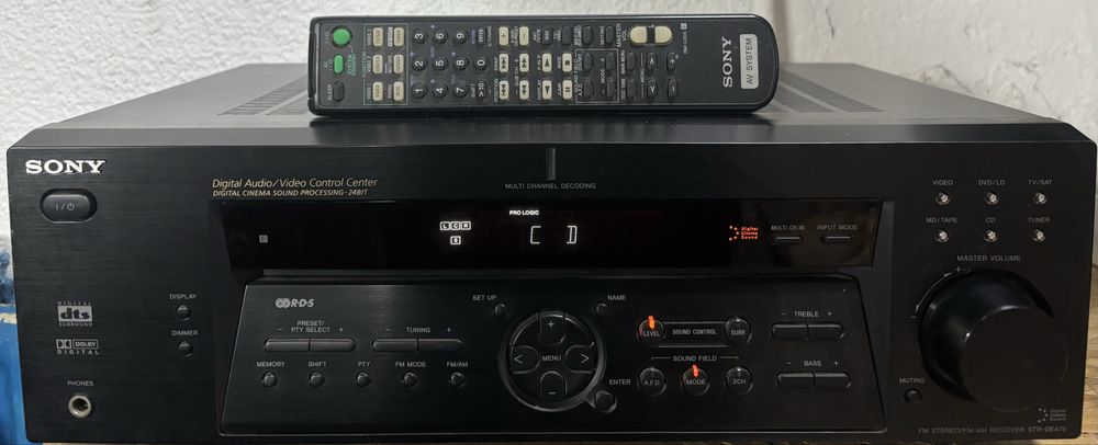 Amplituner sony 5.1 z pilotem str de475
