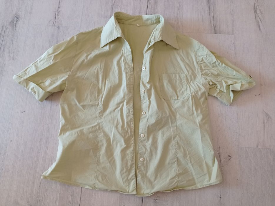 Damska koszula oliwkowa