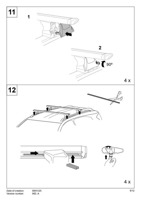 Barras de tejadilho – Opel Frontera (OV24)