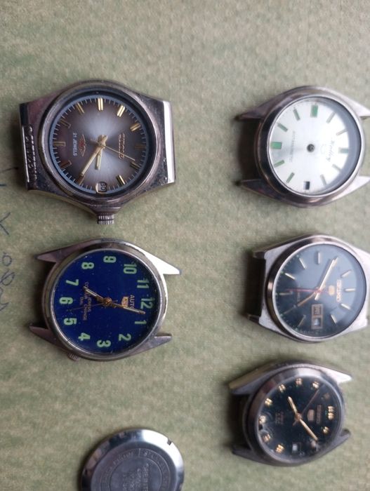 Часы механические 5шт лот