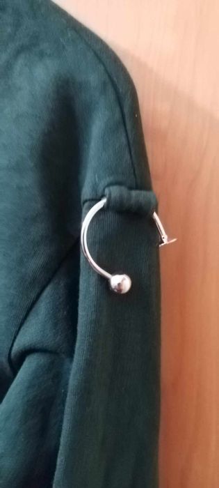 Krótka zielona bluza, iconic, crop top, bershka