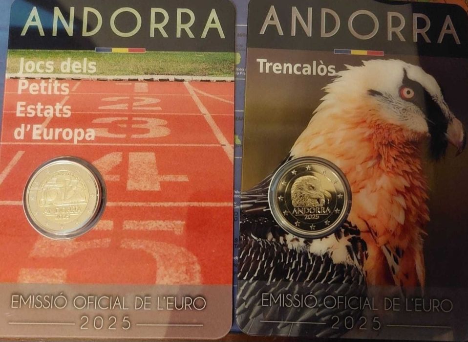Moedas de Andorra 2025