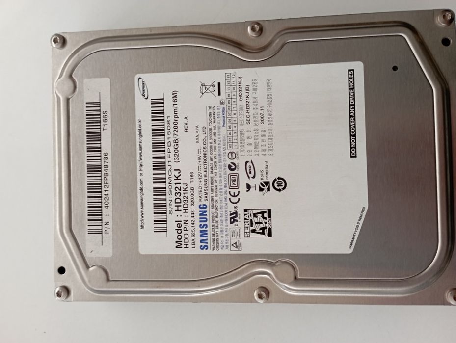 Disco rígido Samsung 320 gb