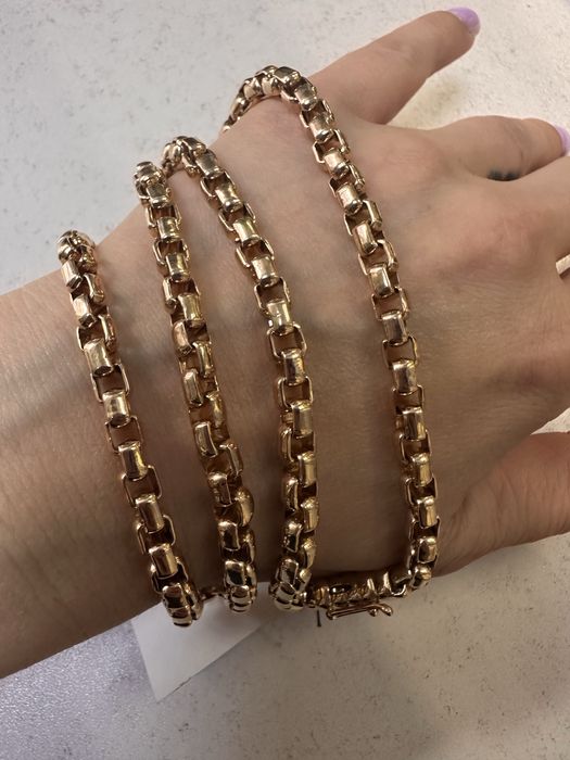 Ланцюжок золотий новий плетіння венеція / Цепочка