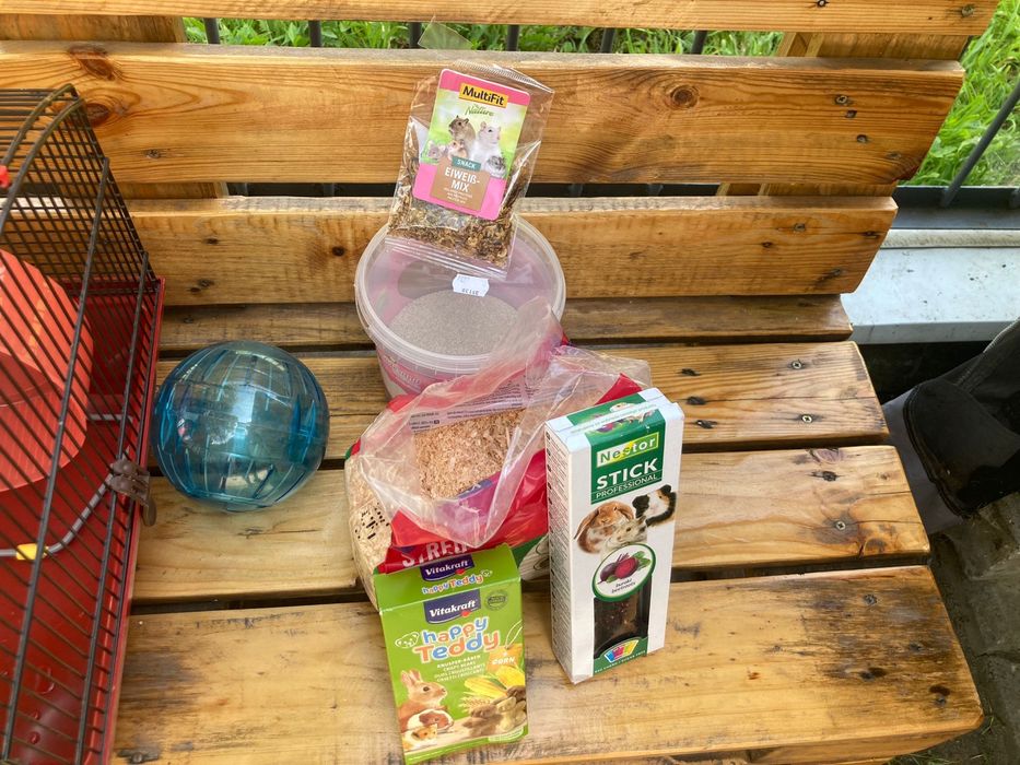 Klatka dla gryzoni z akcesoriami