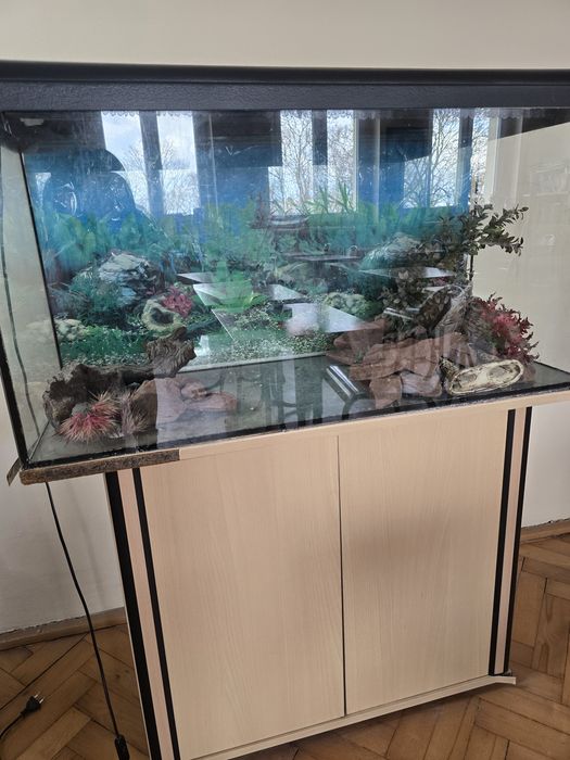 Akwarium 200l + szafka
