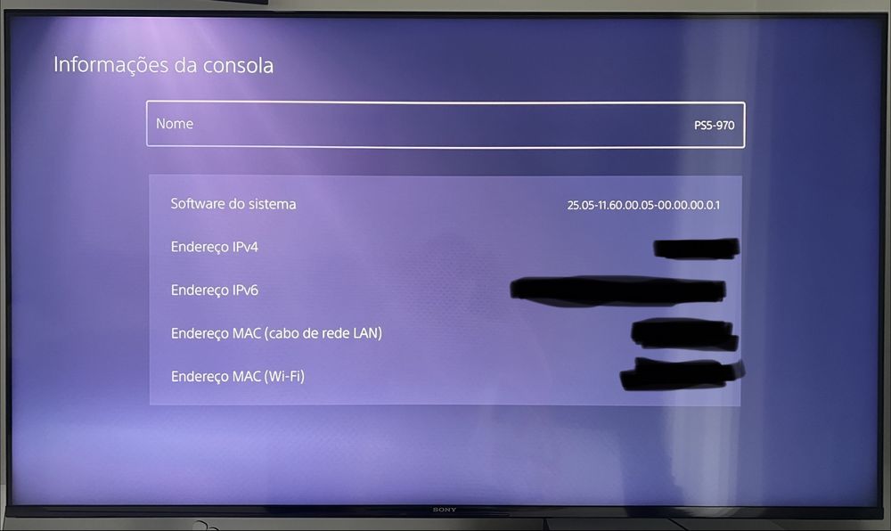 Playstation 5 nova/jailbreak (sem comando)