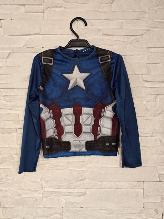 Strój karnawałowy dla dzieci kapitan Ameryka 5-6lat