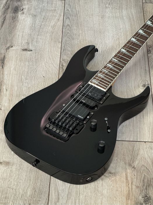 Ibanez RG370DX BK - gitara elektryczna + Merlin Hellfire + CASE