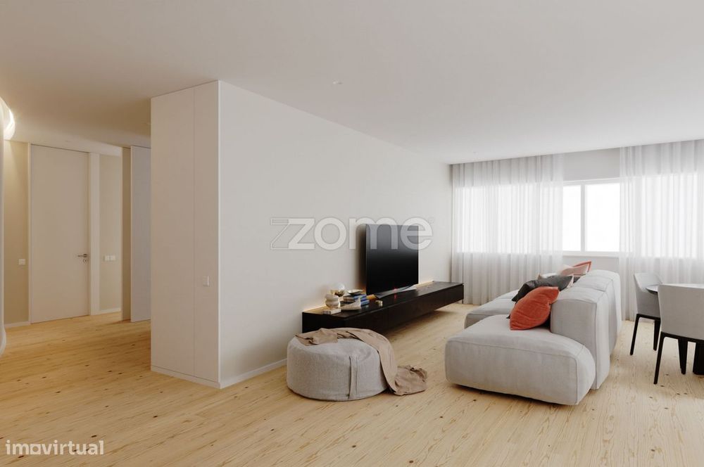 Apartamento T2 com garagem e terraço em S. Vitor