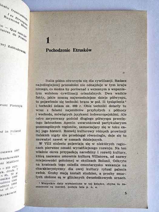 ETRUSKOWIE - Raymond Bloch