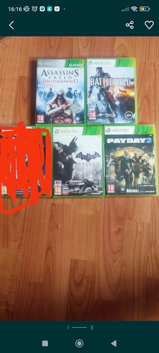 Zestaw gier na XBOX360