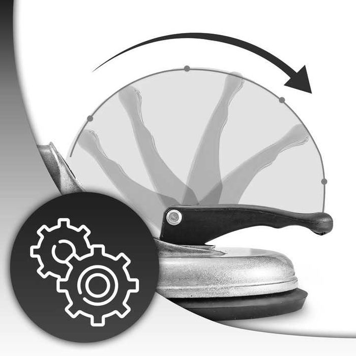 Przyssawka Podwójna Do Szyb Uchwyt Do Szkła Glazury Do 100kg Aluminium