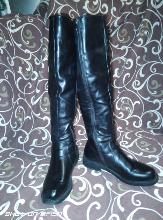 Чоботи/ботфорти 41р