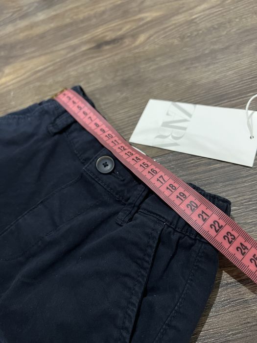 Темно-сині брюки zara, чиноси zara, штани zara  18-24, 92 см