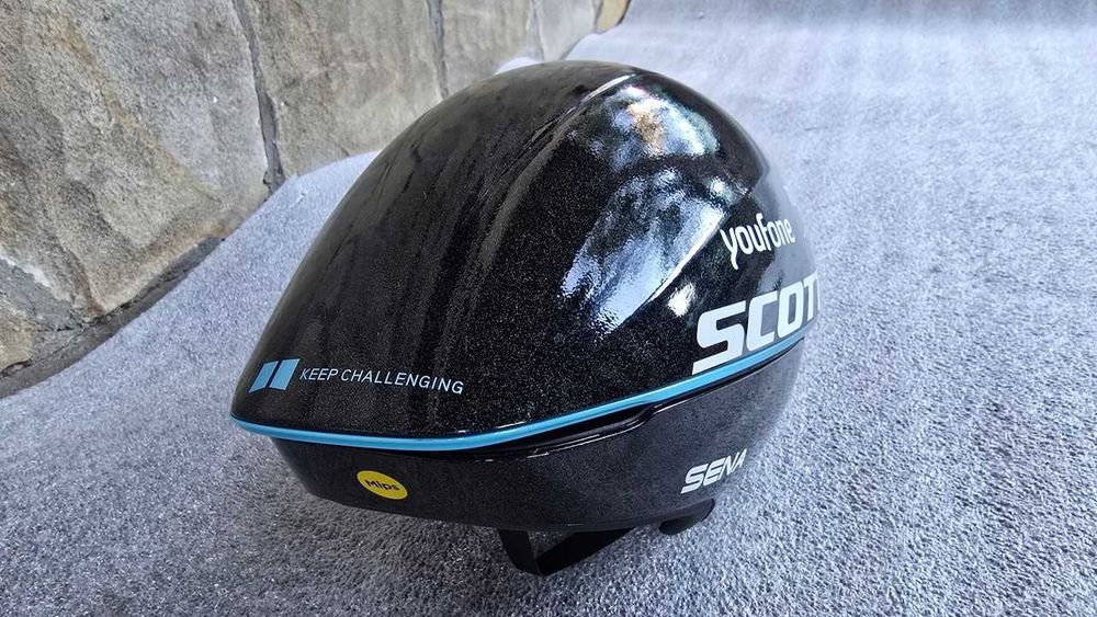 Велосипедний шолом для трыатлону Scott Split Plus time trial helmet