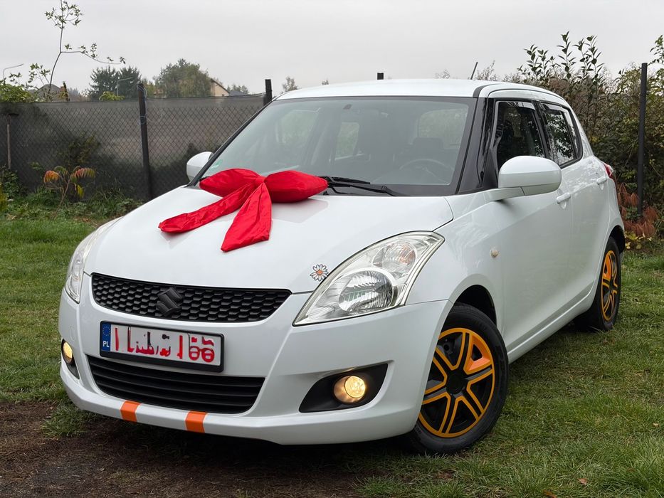 Suzuki Swift 2013r. 1.2B 94KM! 150tys.km! Klimatyzacja! SERWIS! HAK! Biała Perła!