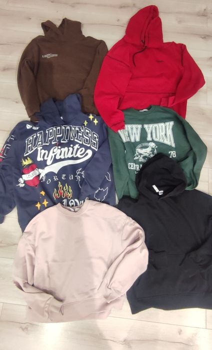 Bluzy HM, Bershka, New Yorker roz. XS, S