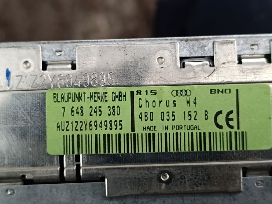 Radio Audi A2 Horus Blaupunkt