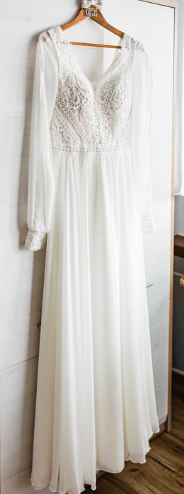 Suknia ślubna boho Anna Sposa Maryam + dodatki gratis