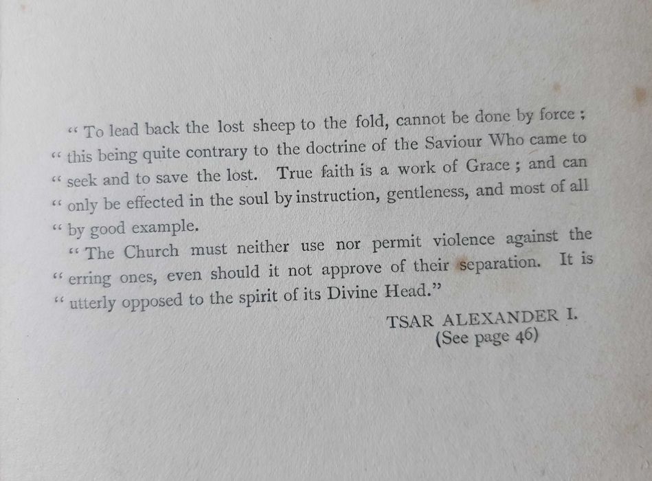 Livro antigo Russia Under Three Tsars - Séc. XIX