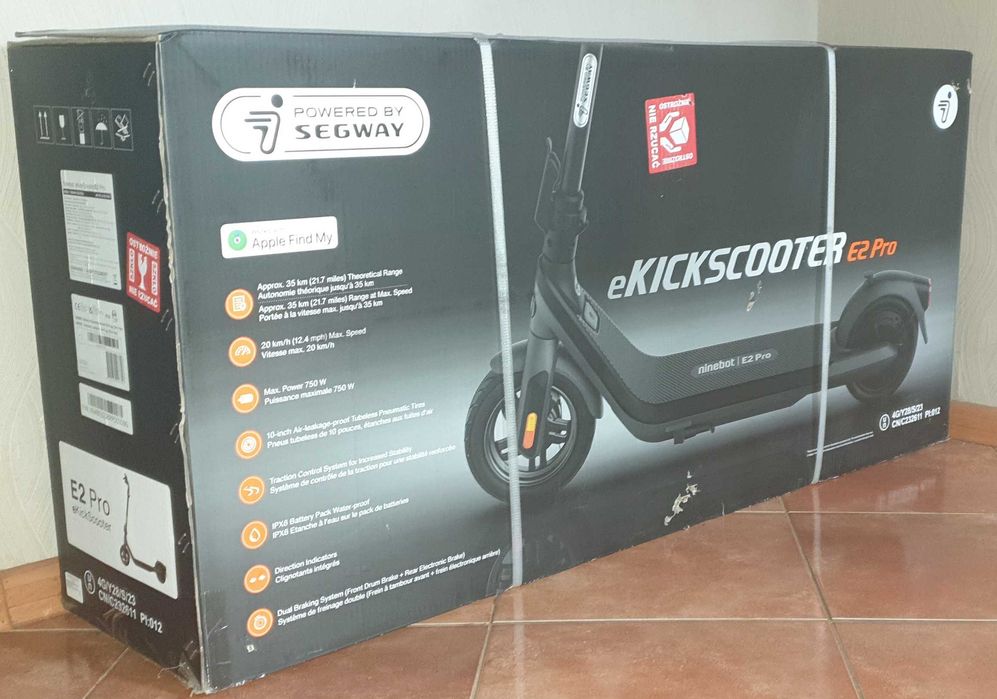 Nowa Hulajnoga elektryczna Segway E2 Pro