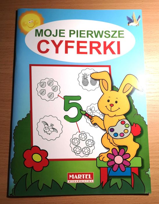 Kolorowanka z nauką cyferek nowa