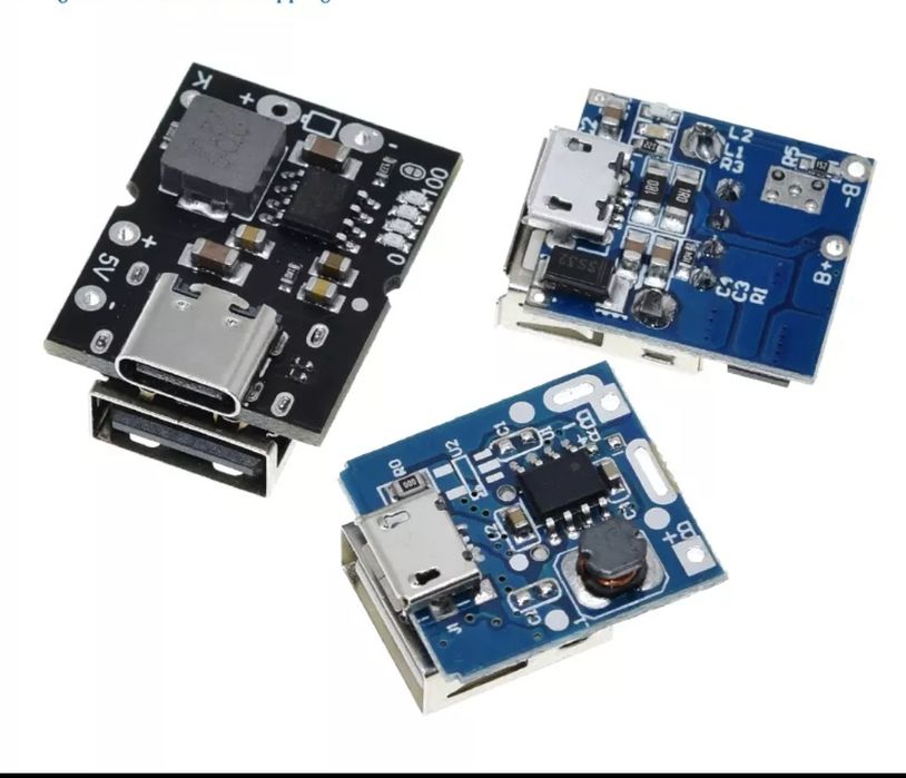 Плата повербанка BMS модуль зарядки 18650