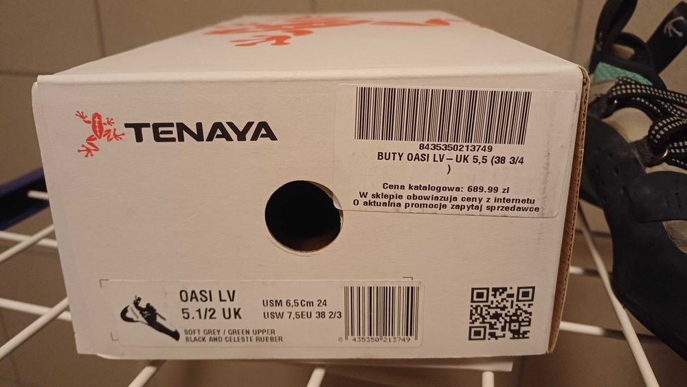 Buty wspinaczkowe Tenaya Oasi LV 38 3/4 do podklejenia