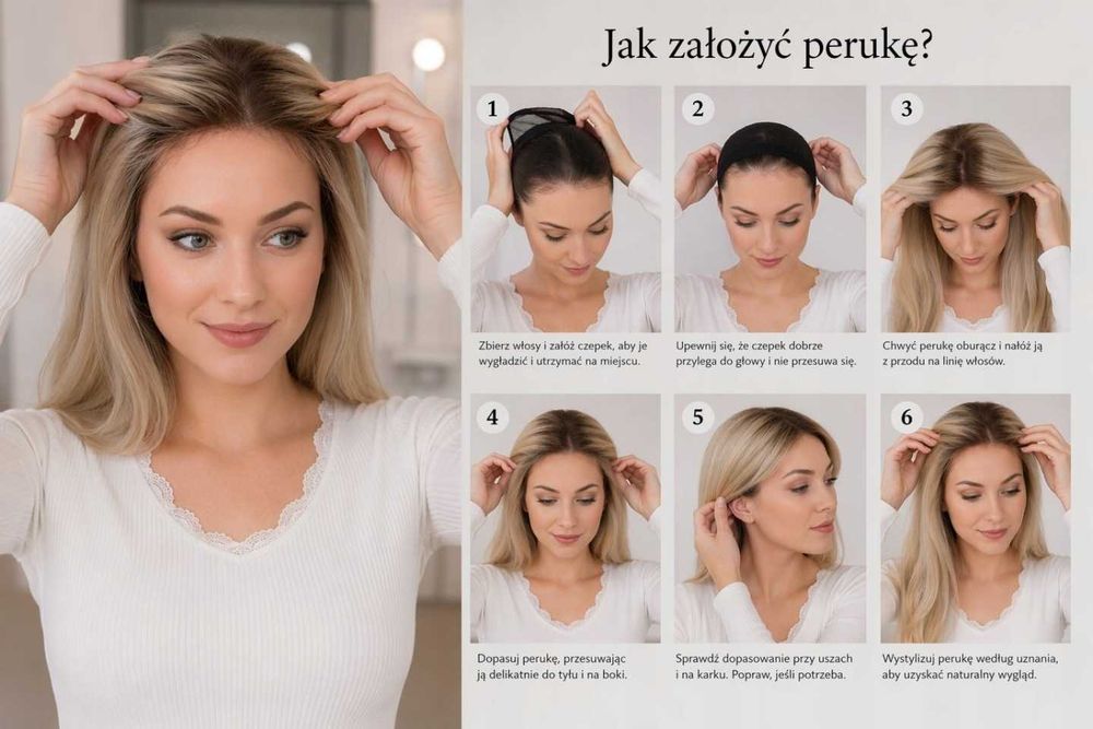 Krótka peruka z grzywką Anna  by Gisela Mayer , jasny blond-Nessaja wigs