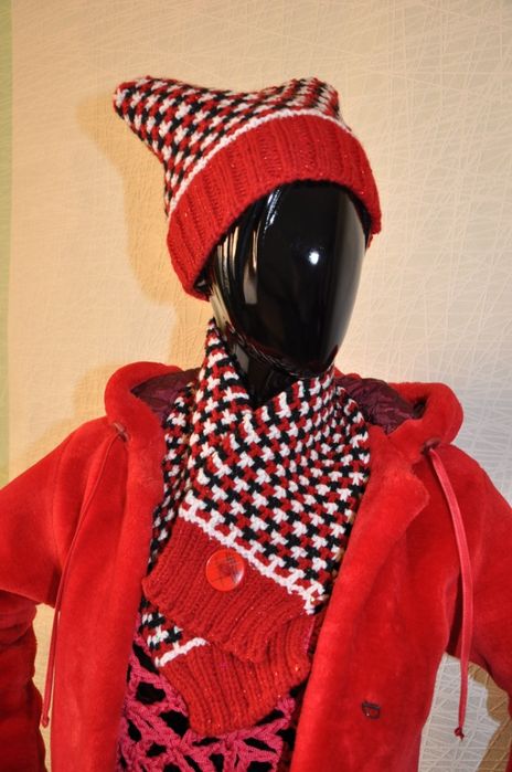 Комплект 2Ш шапочка и шарф