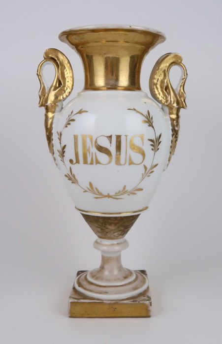 Jarra Ânfora Vieux Paris Séc. XIX  - Jesus