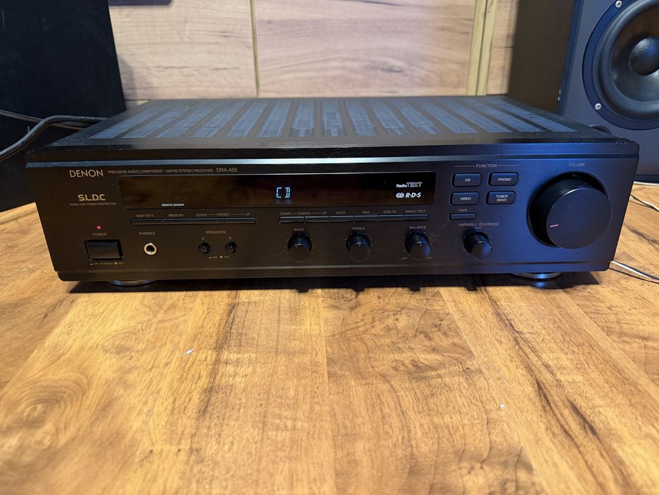 Japoński wzmacniacz amplituner Denon DRA-455